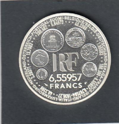 Beschrijving: 6,55957 Franc EUROPE 